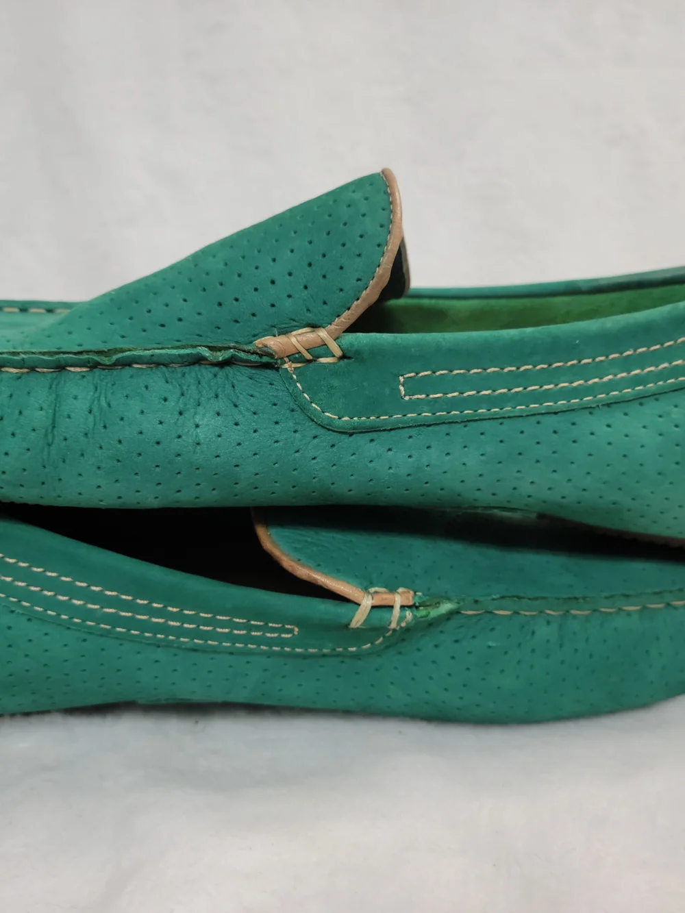 Steve Madden Green Suede Men’s Slip-On Loafers